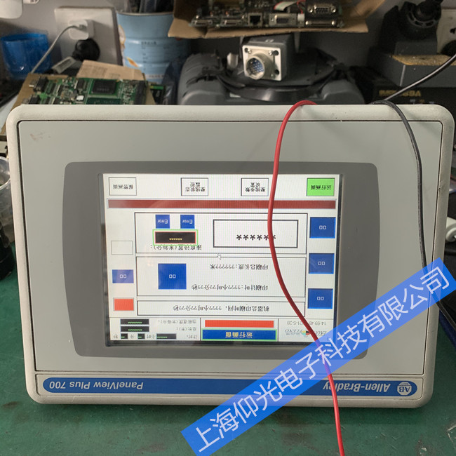 AB觸摸屏維修2711P-RDT12C觸摸屏開(kāi)機(jī)進(jìn)不了系統(tǒng)故障維修